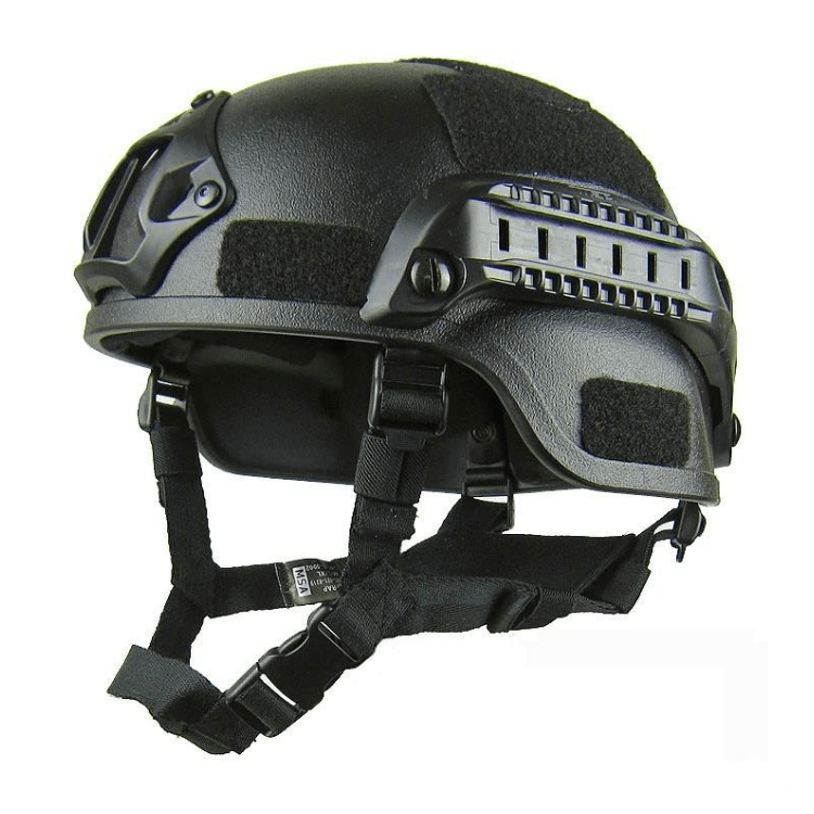 FAST Helmet with Ear Cover - Black - Good Nite Gear