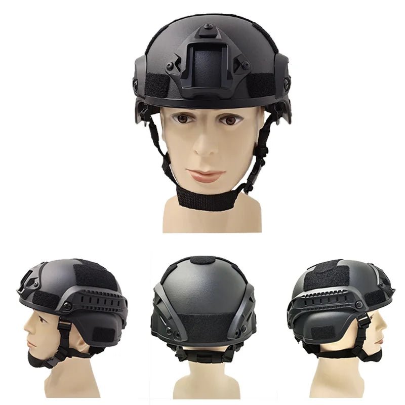 FAST Helmet with Ear Cover - Black - Good Nite Gear