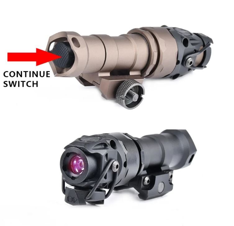 KIJI K1 IR Illumination Flashlight with ARC Helmet Mount - Good Nite Gear