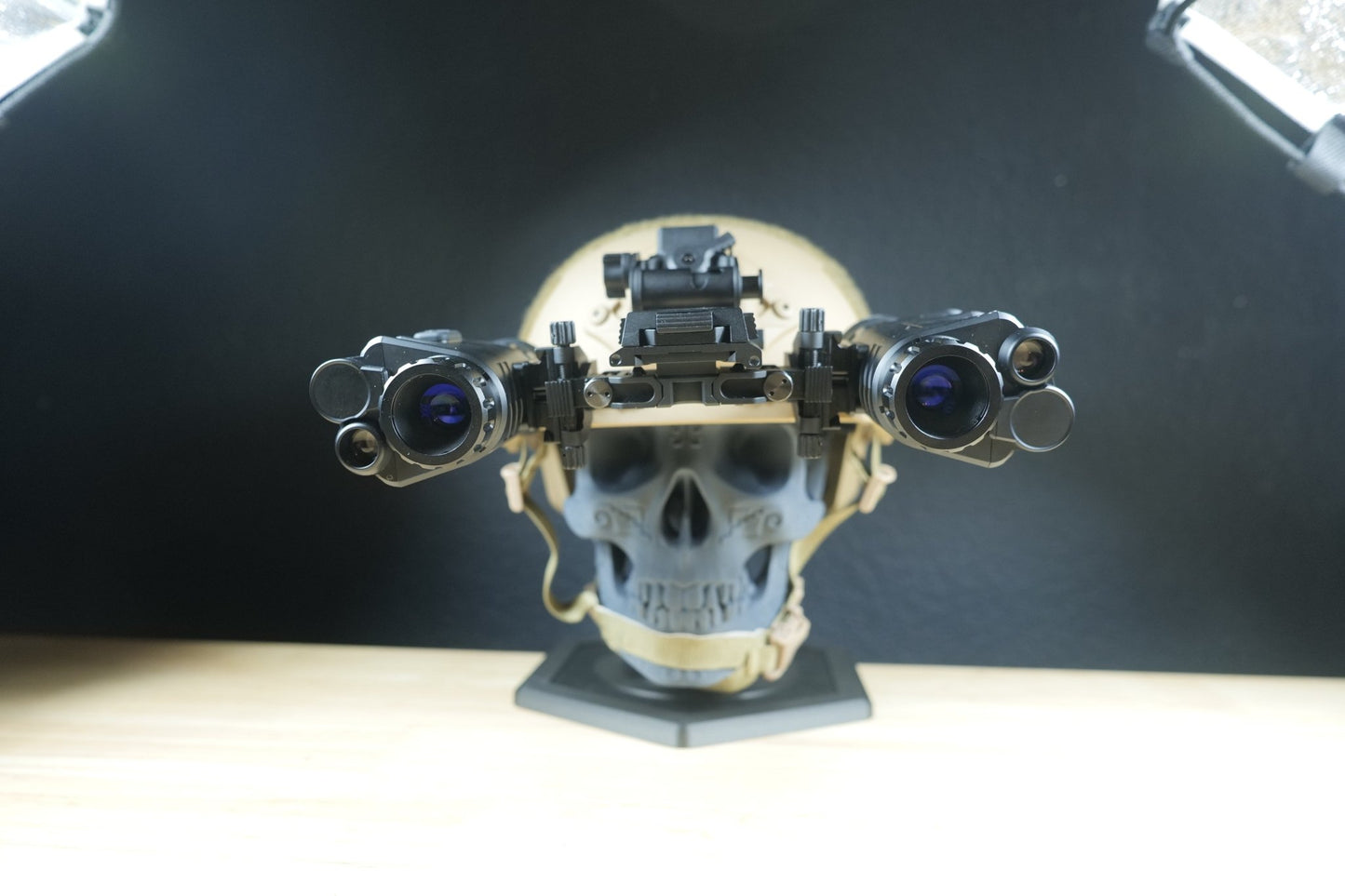 NVG Mount + Dual Unit Binocular Bridge Mount - Good Nite Gear