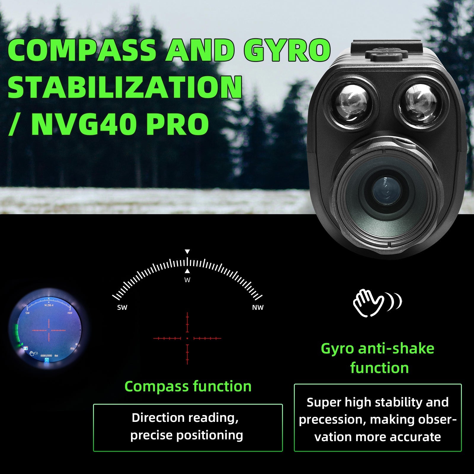 NVG40 Pro Digital Night Vision Monocular - Good Nite Gear