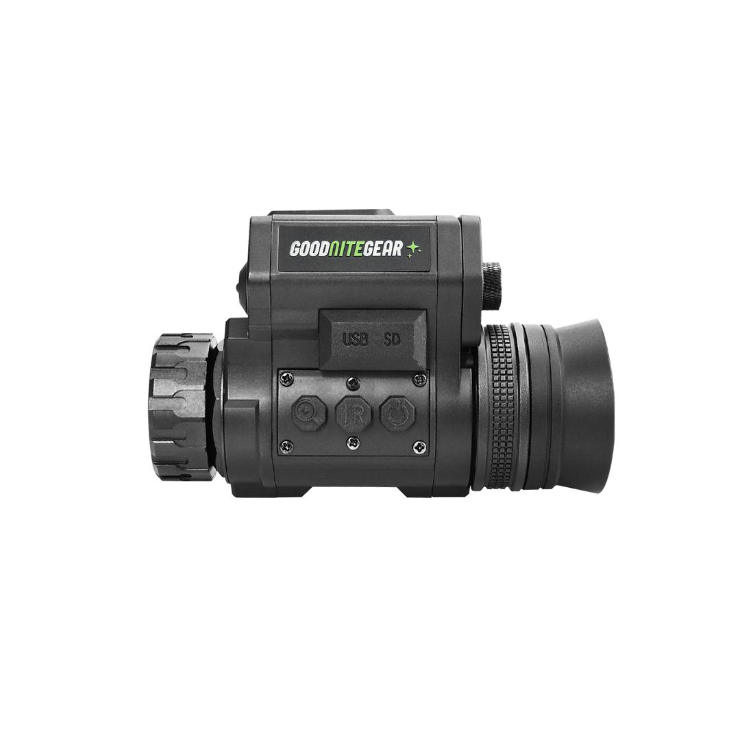 NVG50 Digital Night Vision Monocular, NVG50 + GNG Bump Helmet Green + Free Wide Angle Lens Mod