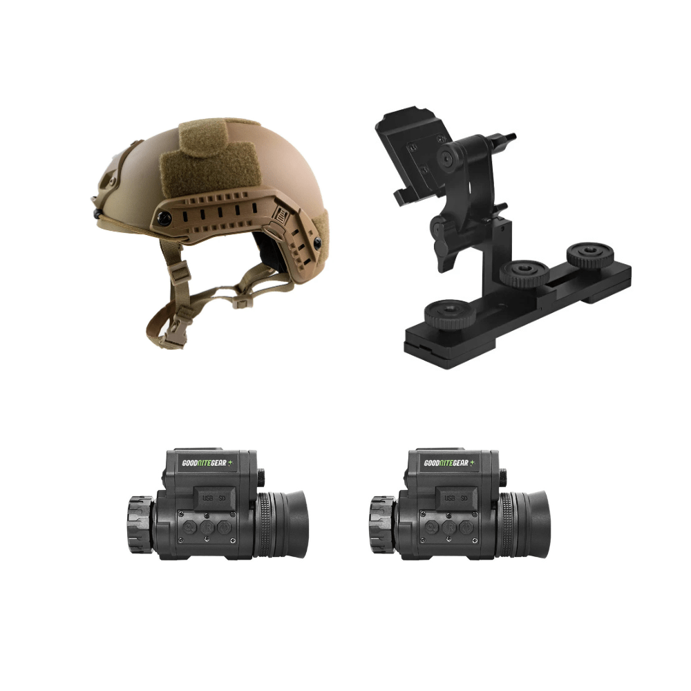 NVG50 Night Vision Binocular Kit with WildGamePlus Dual Unit Mount - Good Nite Gear