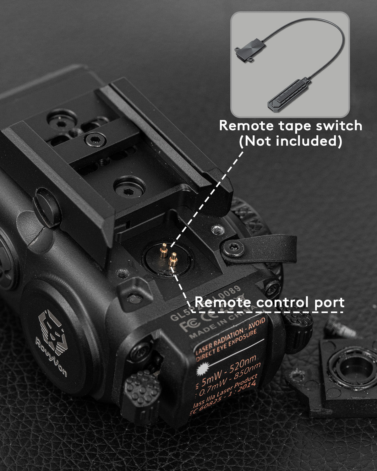 RovyVon GL5 Pro 4 - IN - 1 400 Lumens Rail - mounted Light - Good Nite Gear