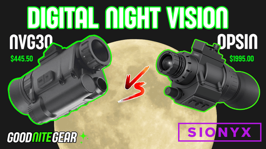 Expensive Digital vs Budget Tactical Night Vision Goggles - Sionyx Opsin vs NVG30