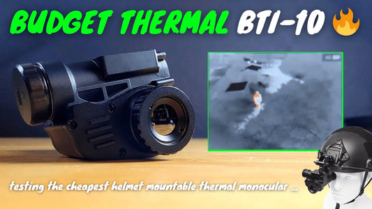 The Cheapest Helmet Mounted Thermal Monocular 🔥 BTI 10 Review