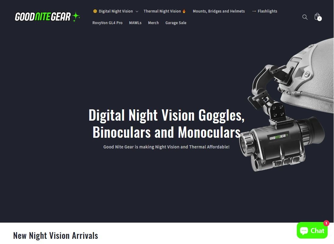 Night Vision For Sale- Best Places to Buy NVGs - Good Nite Gear