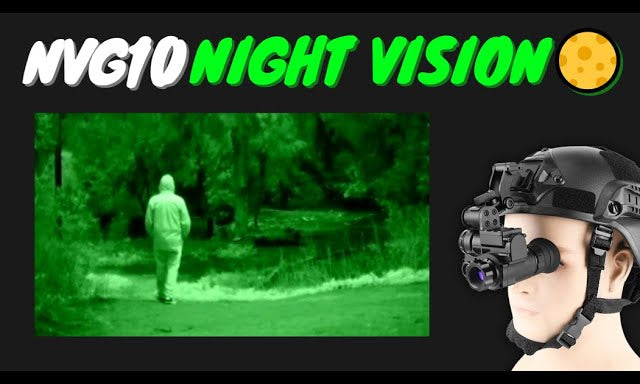 NVG10 Helmet Mounted Night Vision Monocular Review - Good Nite Gear