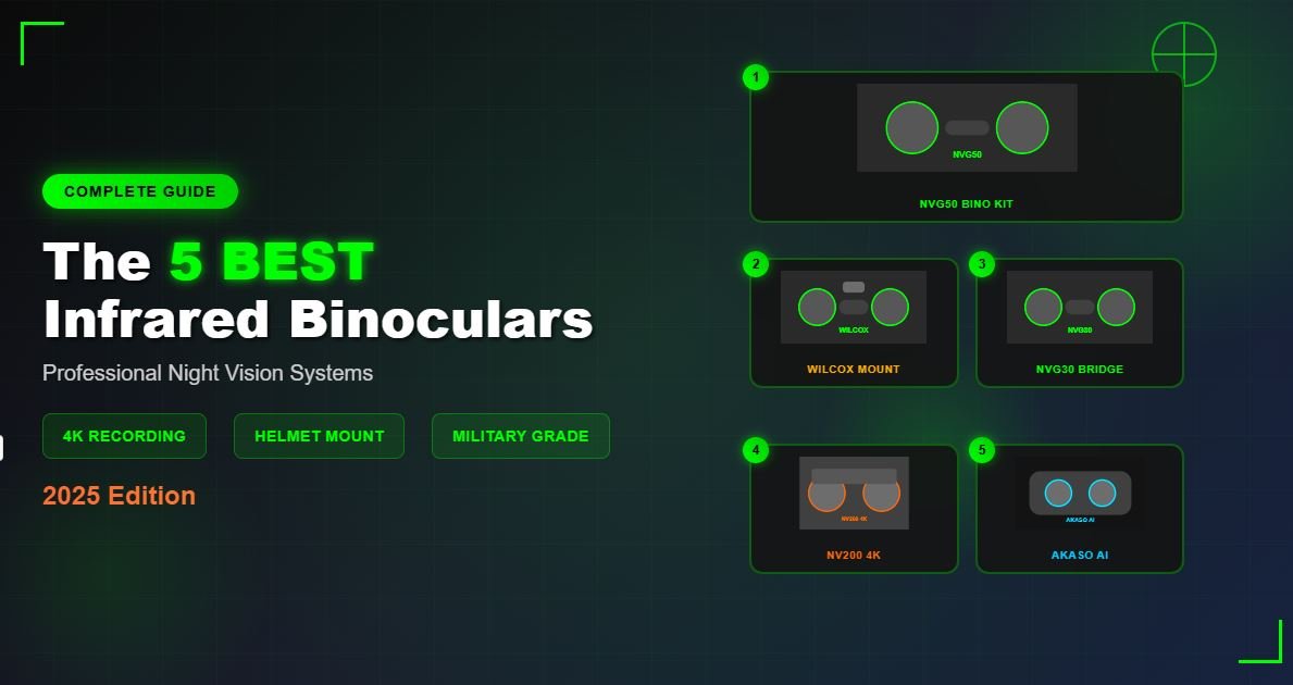 The 5 Best Infrared Binoculars for 2025: Your Complete Guide to Night Vision Excellence - Good Nite Gear