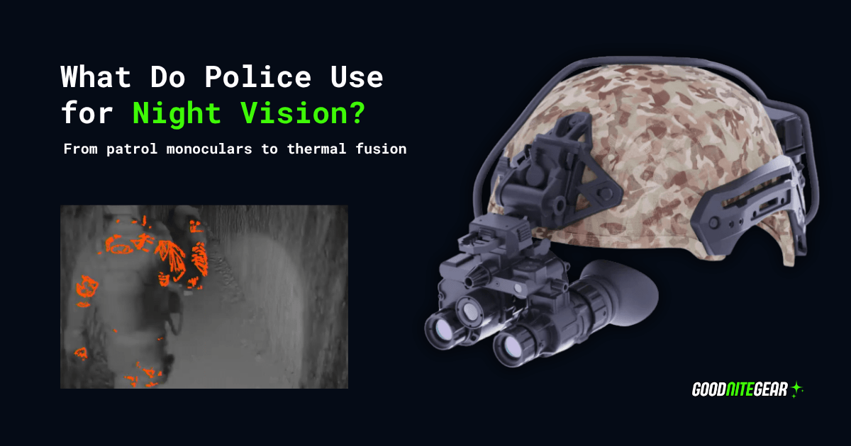 What Do Police Use for Night Vision? - Good Nite Gear