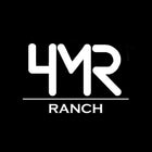 White stylized '4MR' lettering with 'RANCH' underneath on a solid black background.
