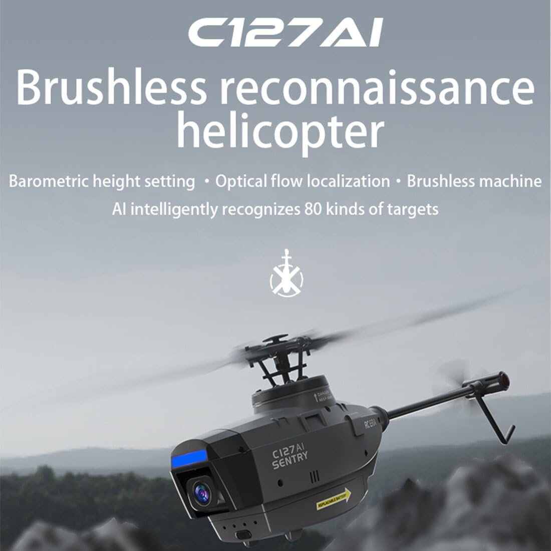 C127AI Drone with Artificial Intelligence Recognition from RC ERA