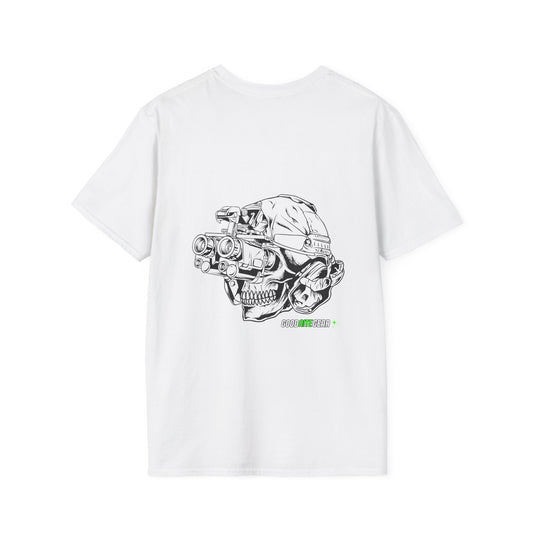 Simple Night Vision Bino Skull Softstyle T-Shirt