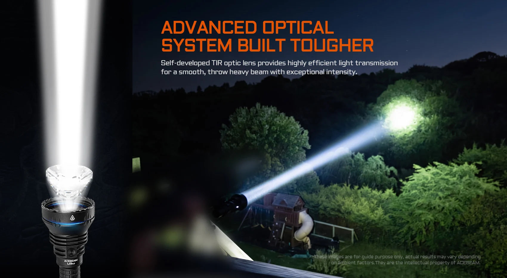 Acebeam L19 2.0 Predator Hunting Kit — Osram LED, 1,650 Lumens, 1,300m Throw, Complete Weapon-Ready Loadout