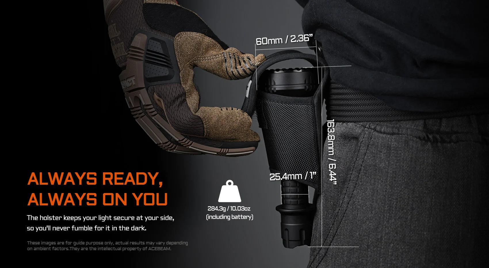 Acebeam L19 2.0 Predator Hunting Kit — Osram LED, 1,650 Lumens, 1,300m Throw, Complete Weapon-Ready Loadout
