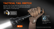 Acebeam P20 Professional Long Distance Flashlight — 5,600 Lumens, 1,454m Throw, Dual 21700 USB-C