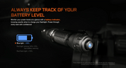 Acebeam T37 Tactical & Duty Flashlight — 4,000 Lumens, 440m Throw, USB-C Rechargeable (Black)