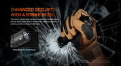 Acebeam T37 Tactical & Duty Flashlight — 4,000 Lumens, 440m Throw, USB-C Rechargeable (Black)