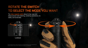 Acebeam T37 Tactical & Duty Flashlight — 4,000 Lumens, 440m Throw, USB-C Rechargeable (Black)