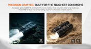 Acebeam Terminator M1 2.0 Dual Head LEP/LED Flashlight — 3,900 Lumen LED + 1,620m LEP + Red Light, USB-C Rechargeable (6500K)