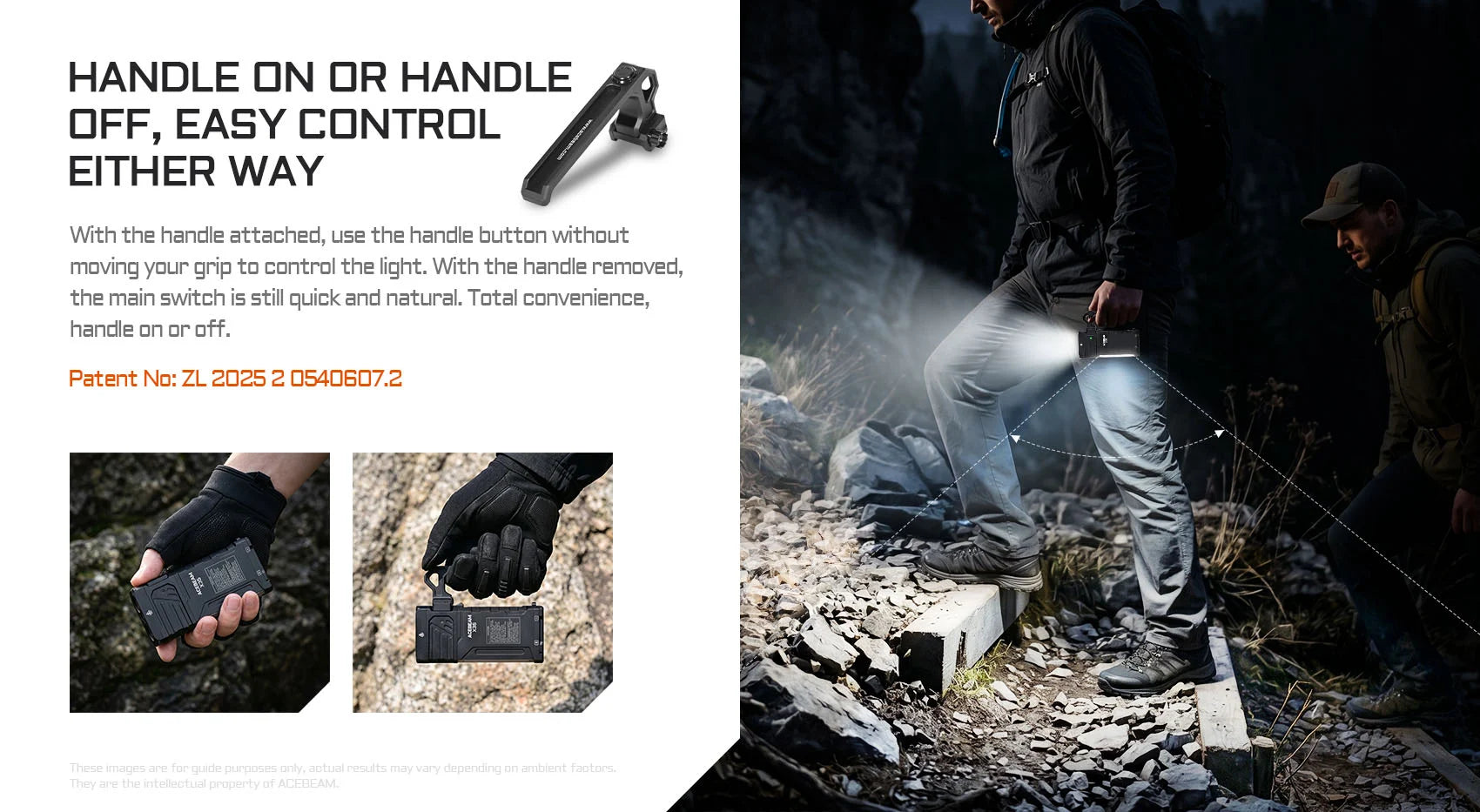Acebeam X35 Search & Rescue Flashlight — 20,000 Lumens, 458m Throw, RGB Side Light, USB-C Rechargeable