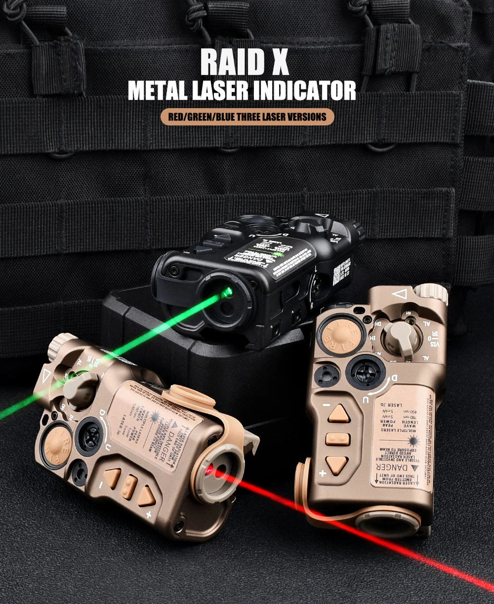 RAID-X Aiming Laser (Red Laser & IR Laser) (Aluminum) WADSN WD06078-DE