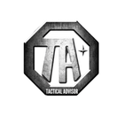 Black and white logo of Tactical Advisor with 'TA' initials inside an octagonal shape.