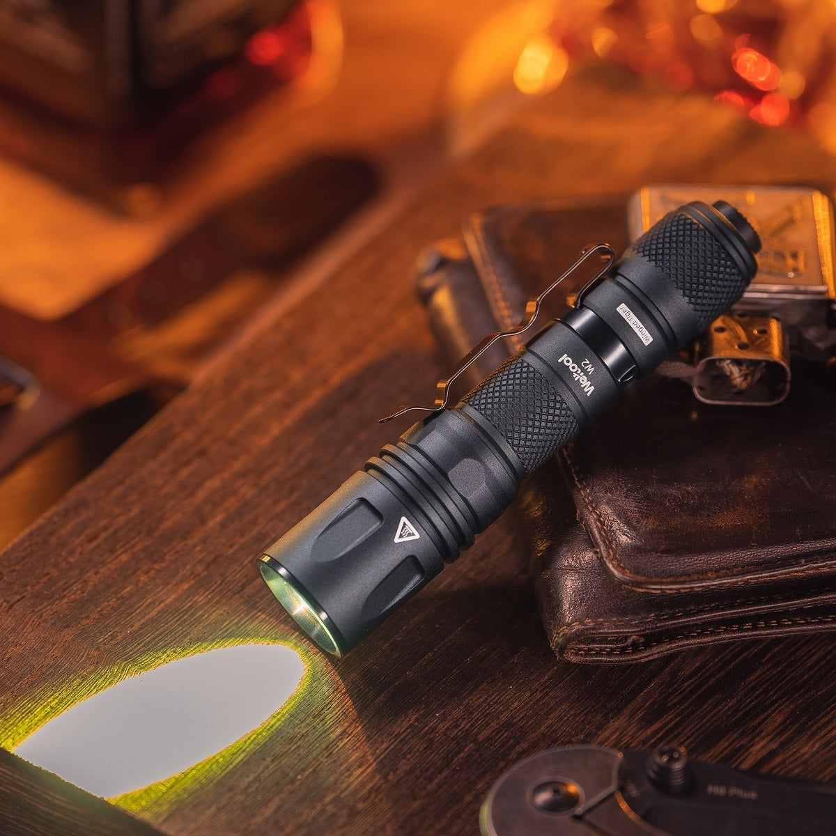 Weltool W2 “Winged Tiger” LEP Mini 14500 EDC flashlight (800m Throw)