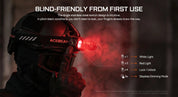Acebeam H18 Dual-Source Right Angle Headlamp with Red Light — 4,000 Lumens, USB-C Rechargeable (Cool White) - Good Nite Gear