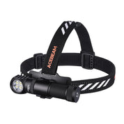Acebeam H18 Dual-Source Right Angle Headlamp with Red Light — 4,000 Lumens, USB-C Rechargeable (Cool White) - Good Nite Gear