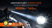 Acebeam P16 2.0 Dual Tail Switch Tactical Flashlight — 3,000 Lumens, 543m Throw, USB-C Rechargeable - Good Nite Gear