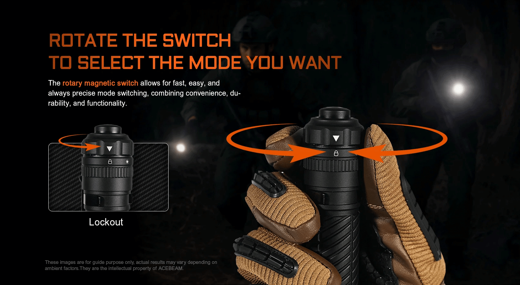 Acebeam T37 Tactical & Duty Flashlight — 4,000 Lumens, 440m Throw, USB-C Rechargeable (Black) - Good Nite Gear