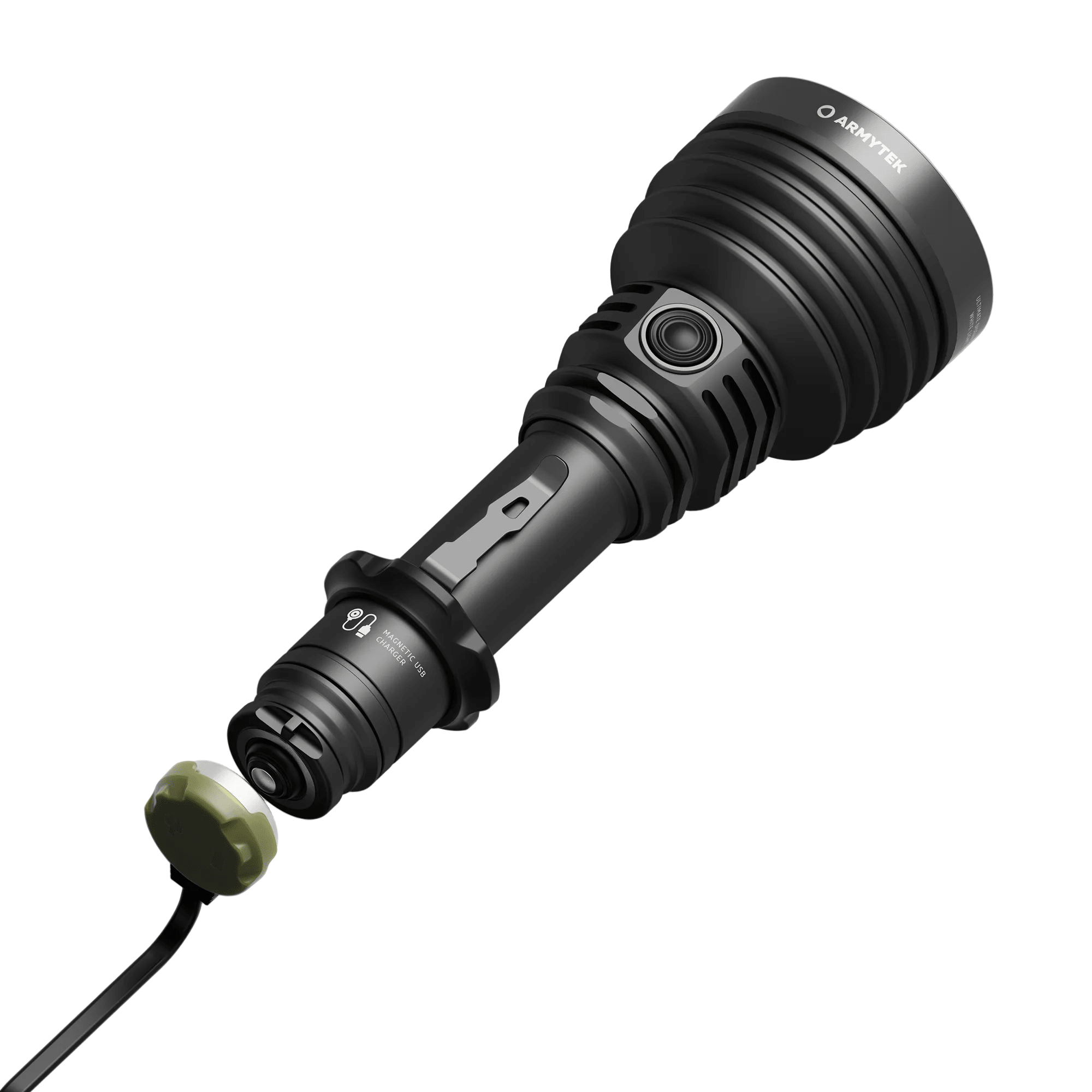 Armytek Barracuda Pro Max Searchlight — 2800 Lumens, 1000m Throw, Magnetic USB Rechargeable (White) - Good Nite Gear