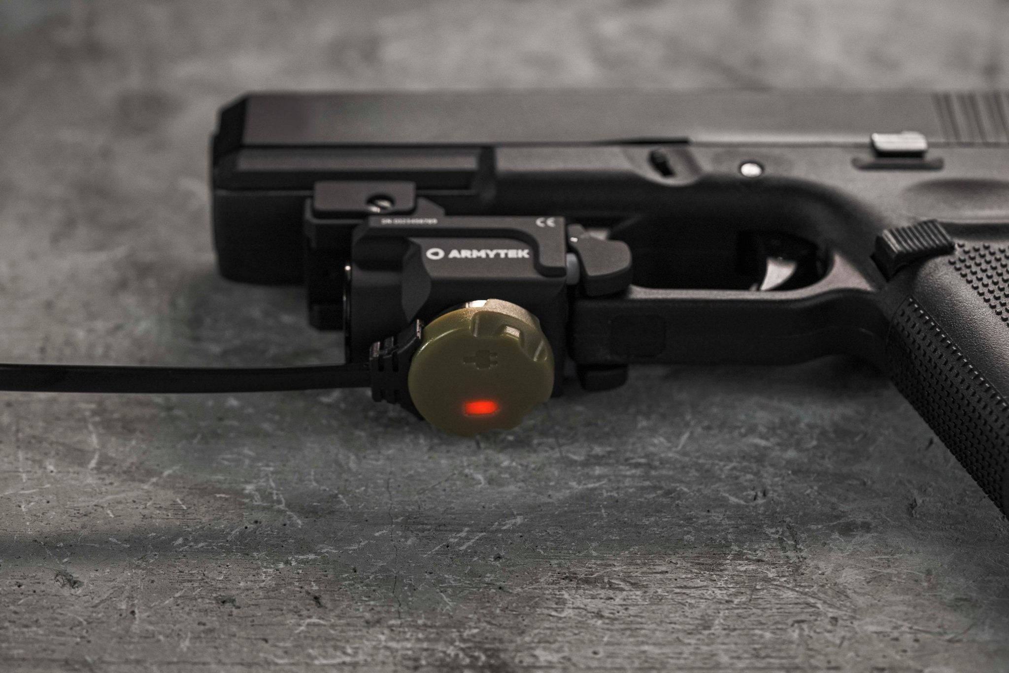 Armytek Buckler M1 Weapon Light — 700 Lumens, Handgun-Mounted, Magnetic USB Rechargeable (White) - Good Nite Gear