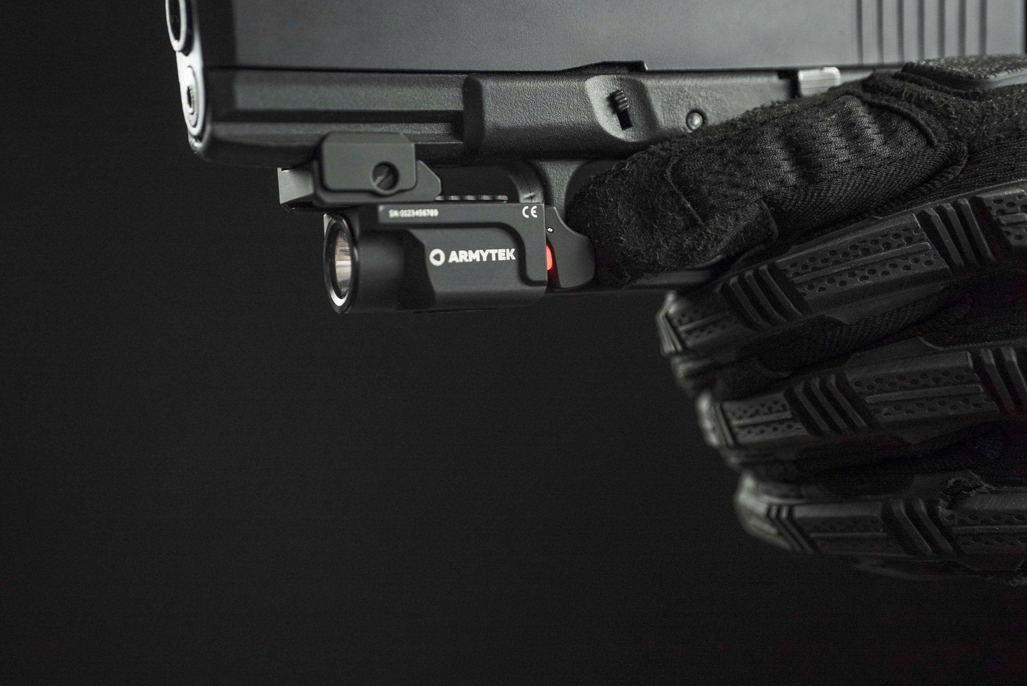 Armytek Buckler M1 Weapon Light — 700 Lumens, Handgun-Mounted, Magnetic USB Rechargeable (White) - Good Nite Gear