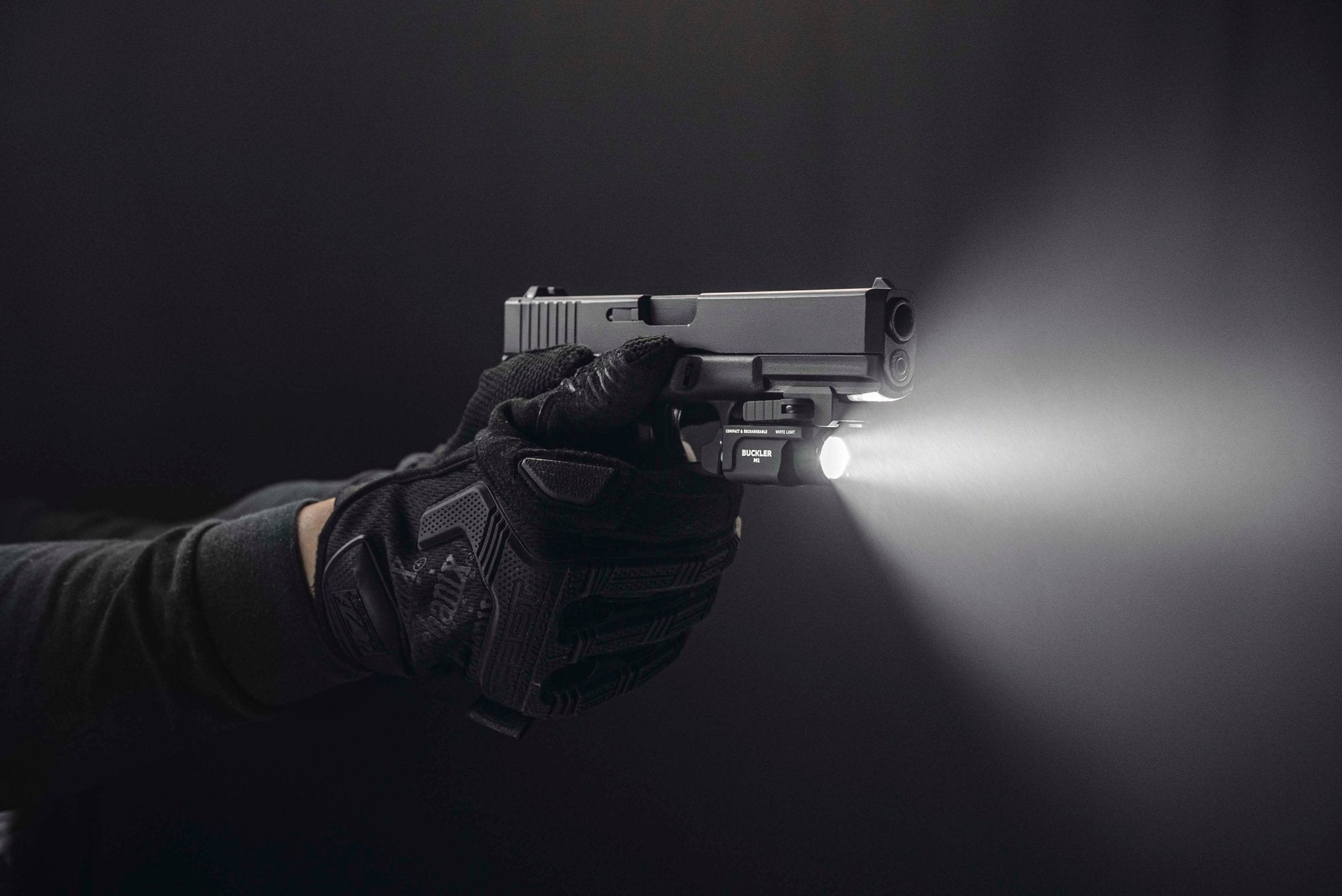 Armytek Buckler M1 Weapon Light — 700 Lumens, Handgun-Mounted, Magnetic USB Rechargeable (White) - Good Nite Gear