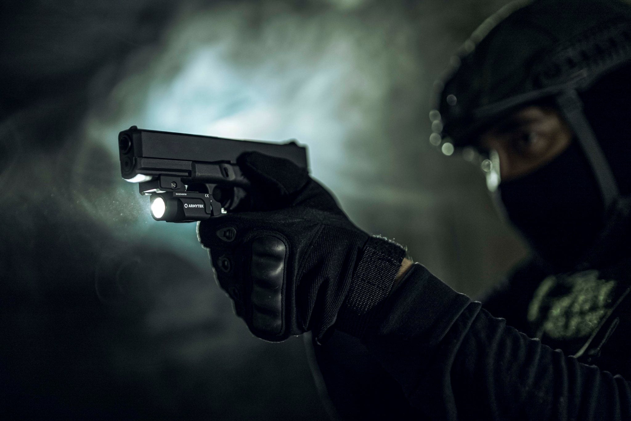 Armytek Buckler M1 Weapon Light — 700 Lumens, Handgun-Mounted, Magnetic USB Rechargeable (White) - Good Nite Gear
