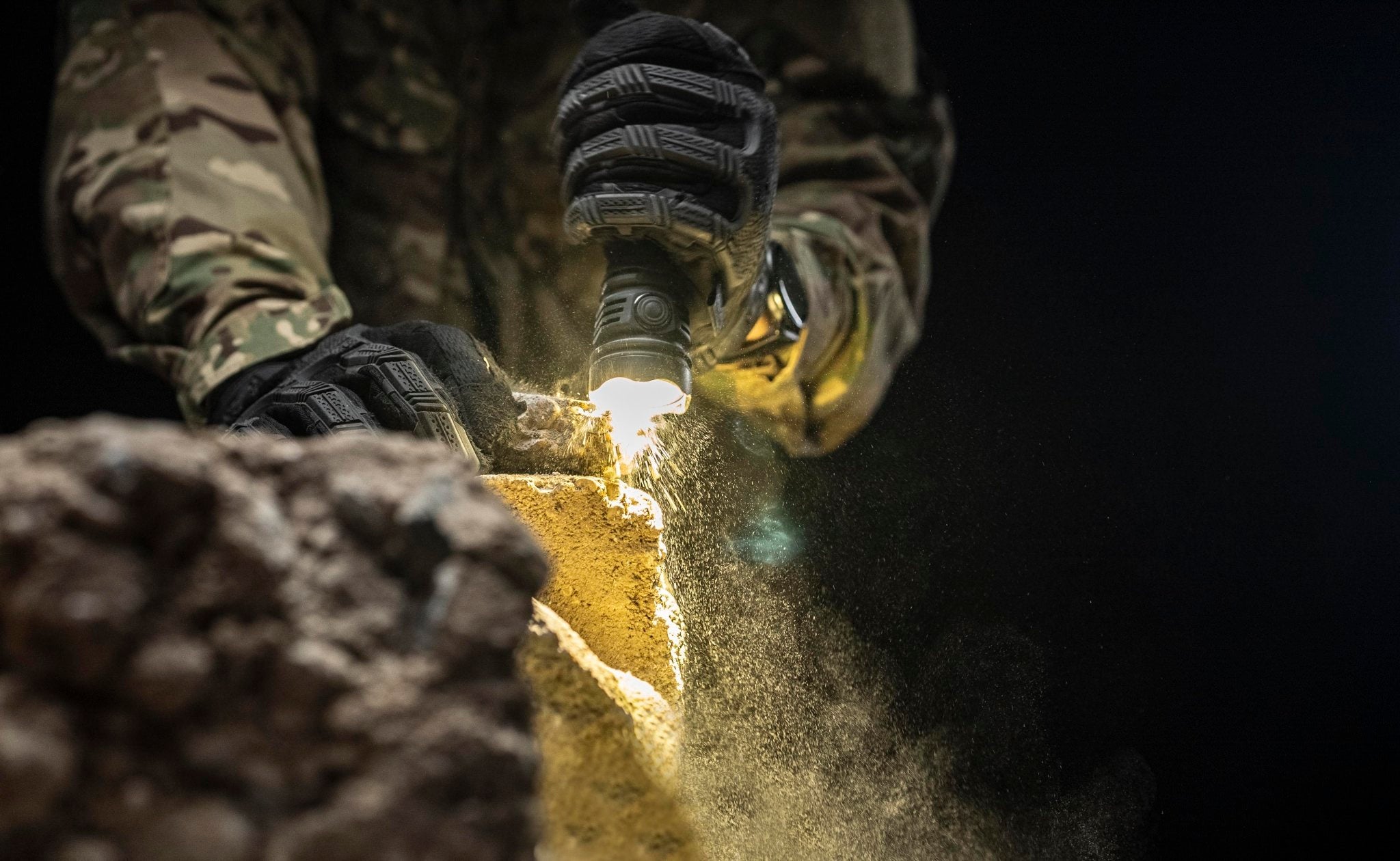 Armytek Dobermann Pro Max Tactical Flashlight — 3000 Lumens, Magnetic Charging (White) - Good Nite Gear