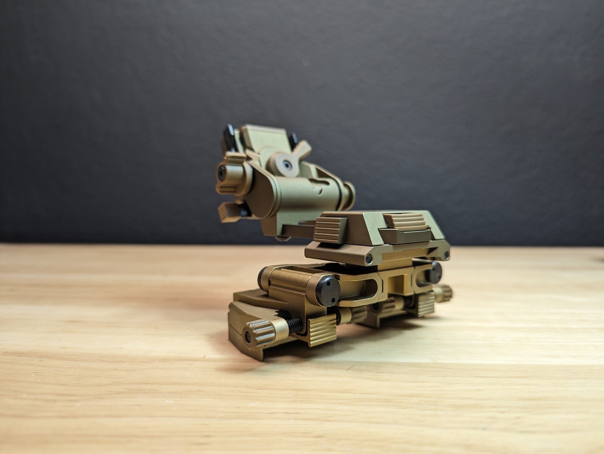 Desert Earth L4 G24 NVG Mount(Clone) + Dual Unit Bridge Mount - NVG30 Bino Setup - Good Nite Gear