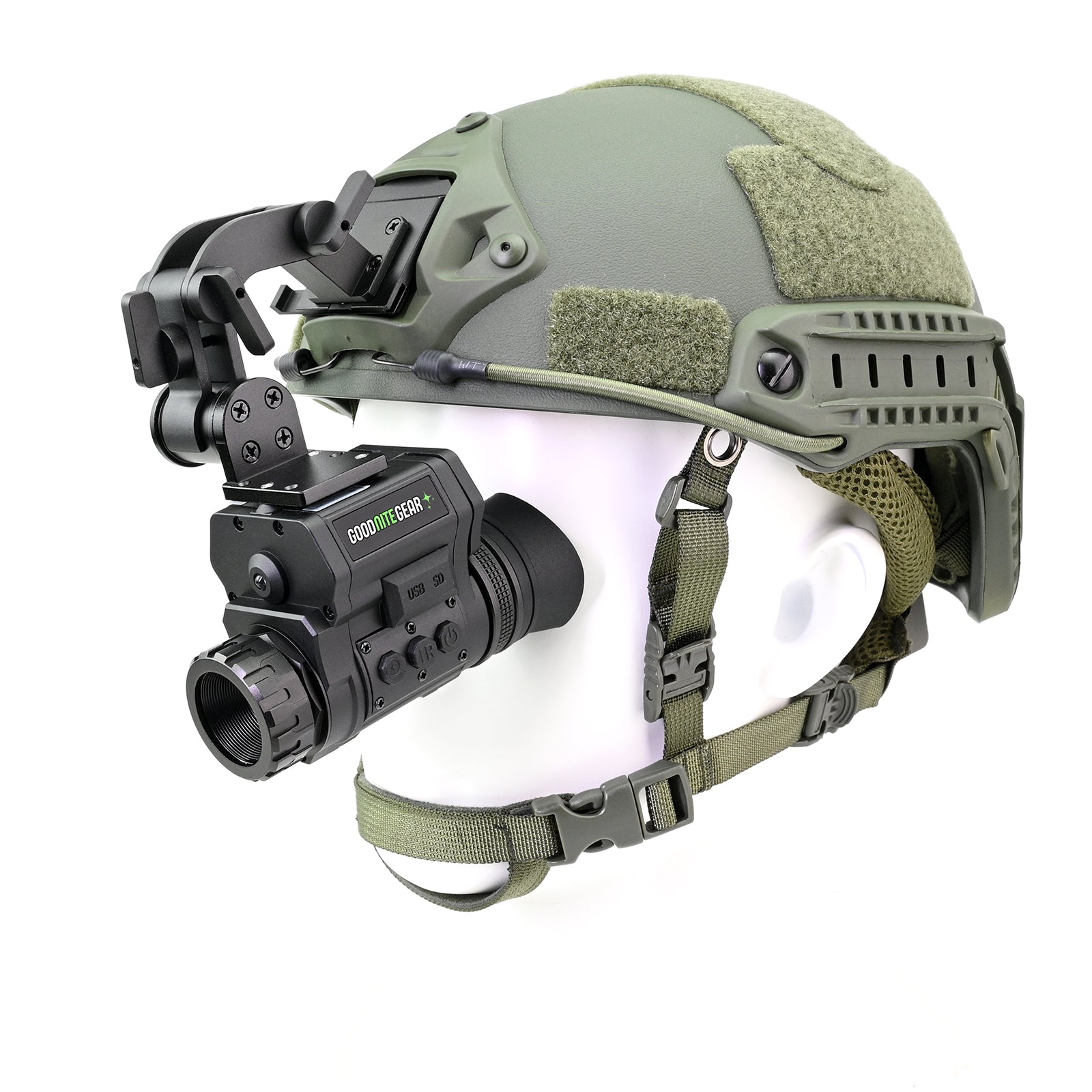 GNG Tactical Night Vision Bump Helmet - OD Green - Good Nite Gear