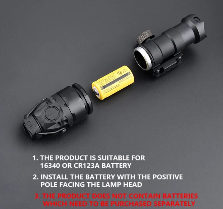 KIJI K1 IR Illumination Flashlight with ARC Helmet Mount