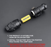 KIJI K1 IR Illumination Flashlight with ARC Helmet Mount - Good Nite Gear