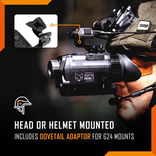 head mounted night vision goggles Nightfox Prowl 2 Digital Night Vision Monocular Nightfox Prowl 2