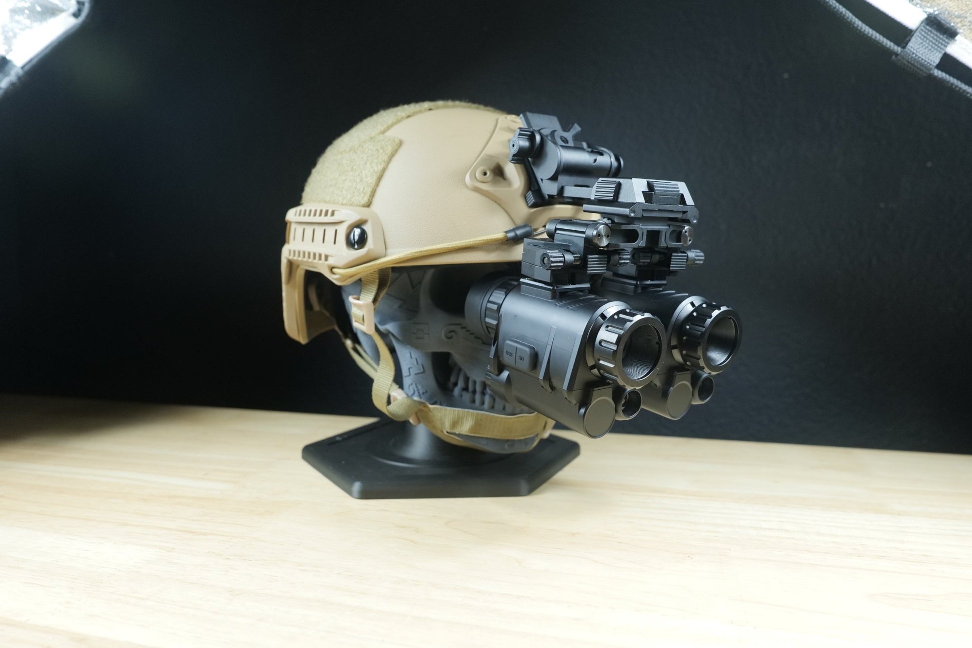 NVG Mount + Dual Unit Binocular Bridge Mount - Good Nite Gear