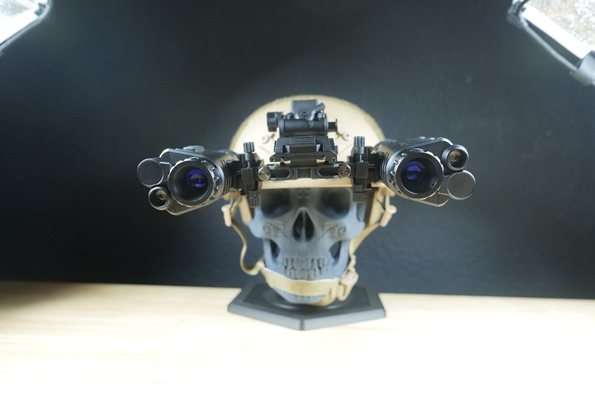 NVG Mount + Dual Unit Binocular Bridge Mount - Good Nite Gear