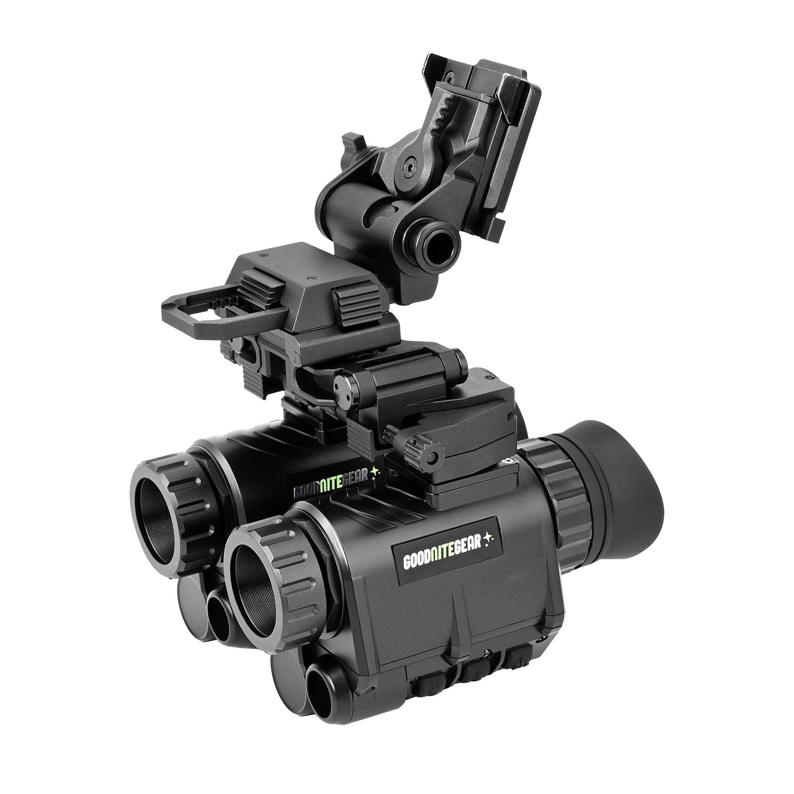 NVG30 Night Vision Binocular Kit with Mount + Dual Unit Bridge - Good Nite Gear