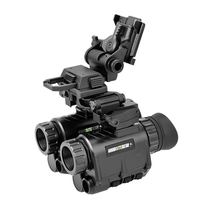 NVG30 Night Vision Binocular Kit with Mount + Dual Unit Bridge - Good Nite Gear
