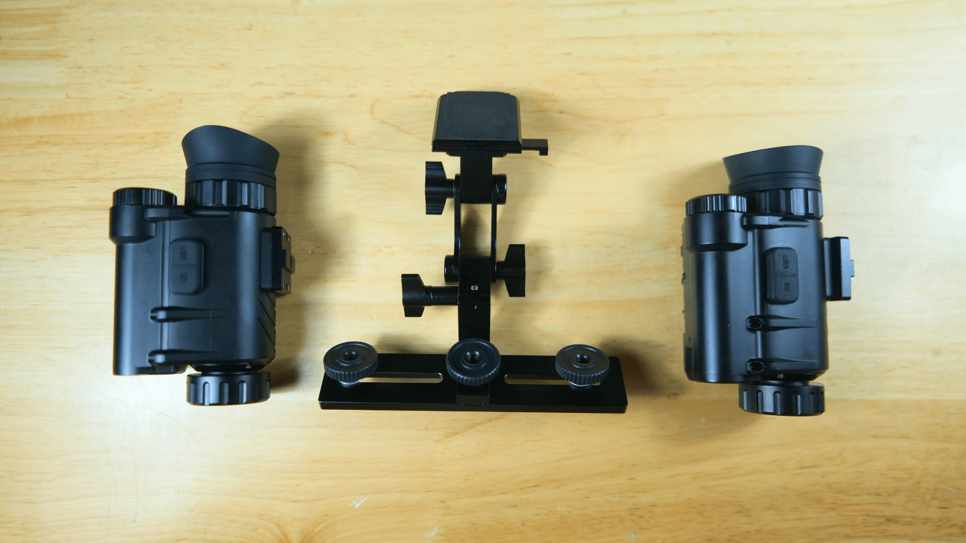 NVG30 Night Vision Binocular Kit with WildGamePlus Bino Bridge Mount - Good Nite Gear