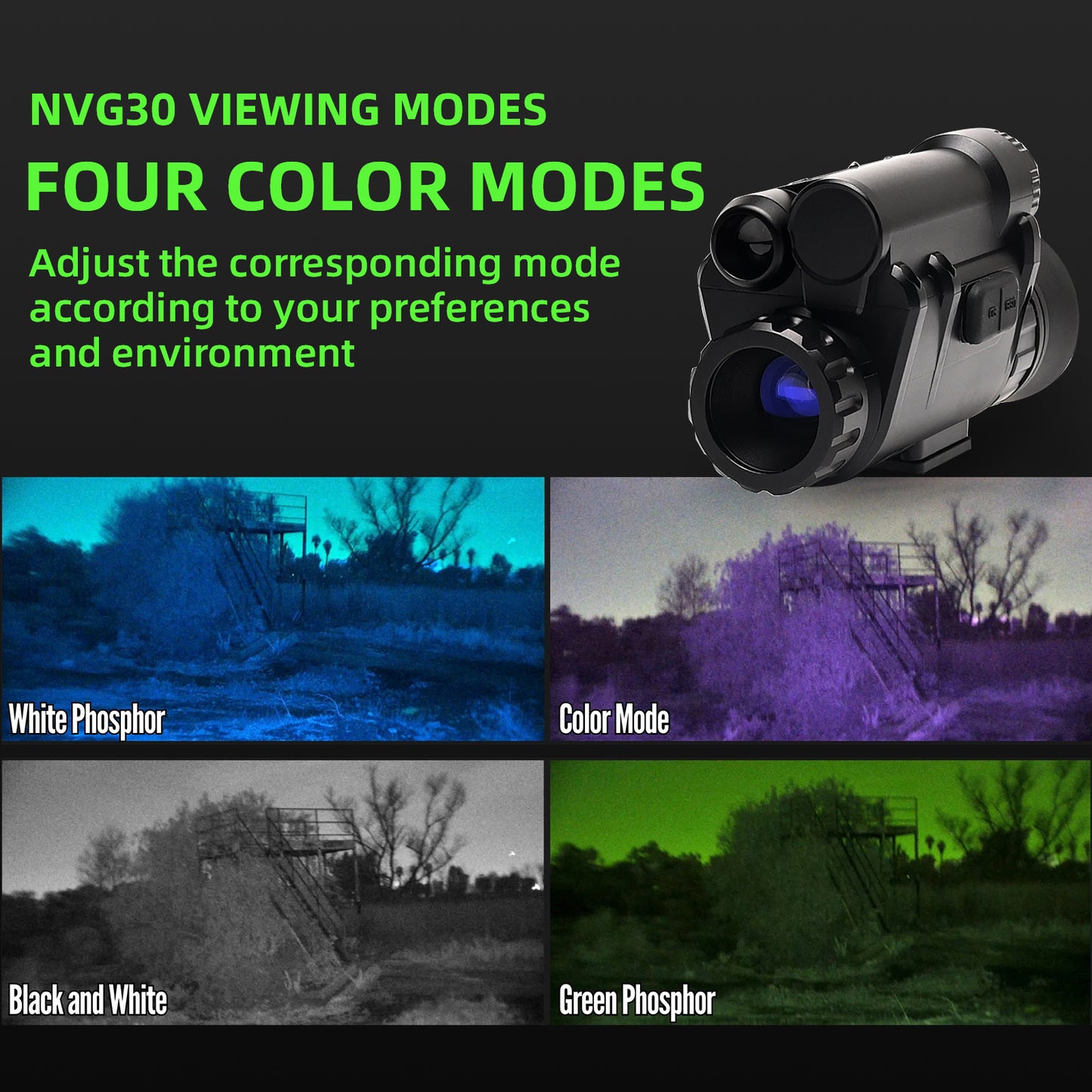 NVG30 Digital Night Vision Monocular 🌕