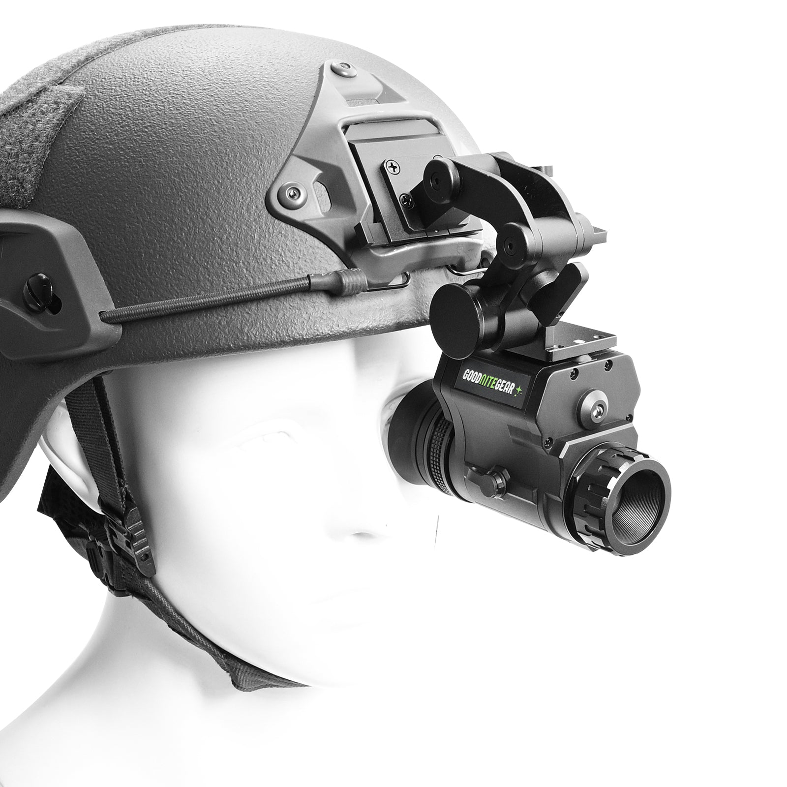 NVG50 Digital Night Vision Monocular, NVG50 + GNG Bump Helmet Green + Free Wide Angle Lens Mod